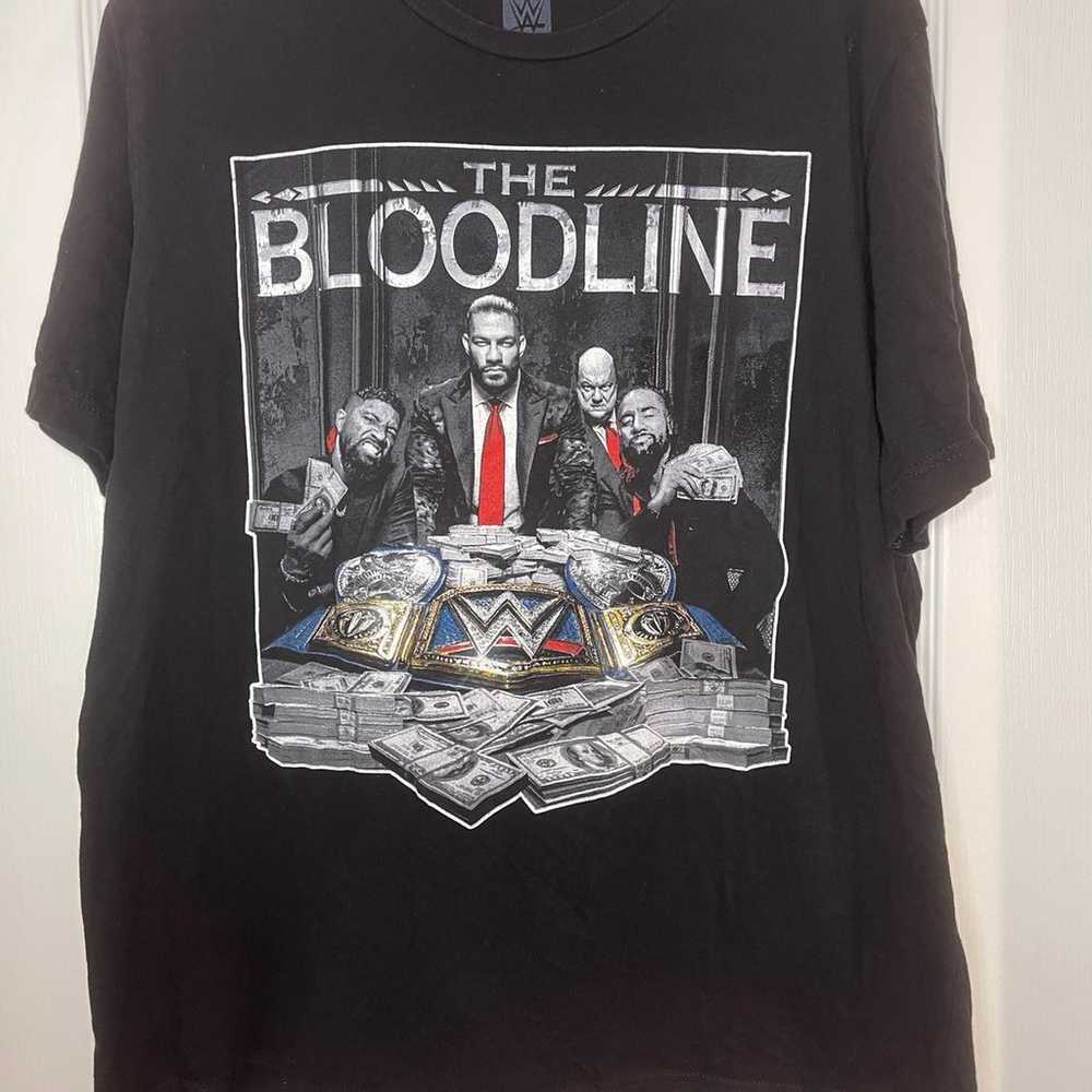 Wwe Authentic The Bloodline Tshirt Size XL - image 1