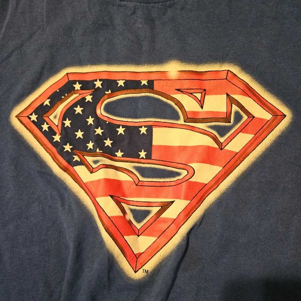 vintage superman t shirt - image 3