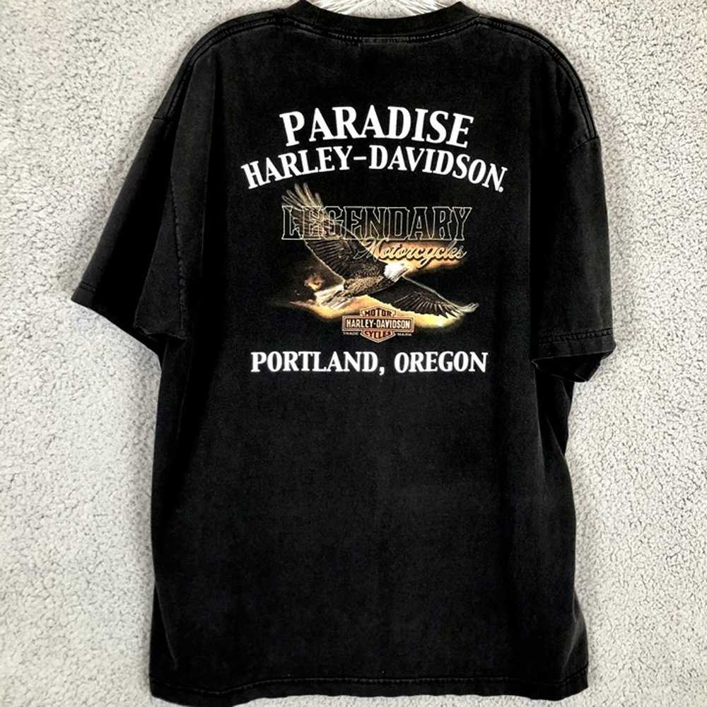 Vintage Harley Davidson T Shirt Mens XL Eagle Sex… - image 2