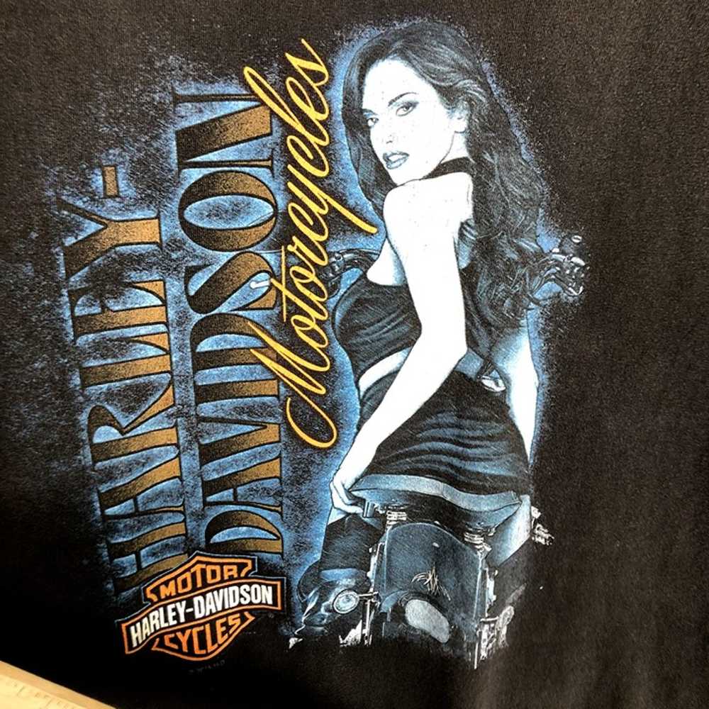 Vintage Harley Davidson T Shirt Mens XL Eagle Sex… - image 3