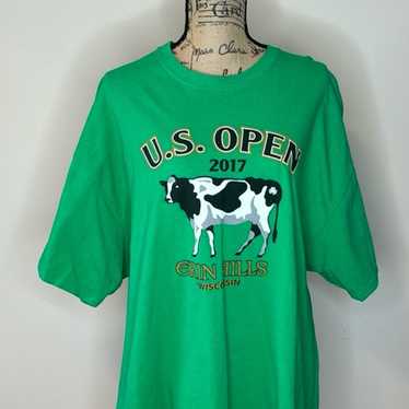 US Open Erin Hills green shirt