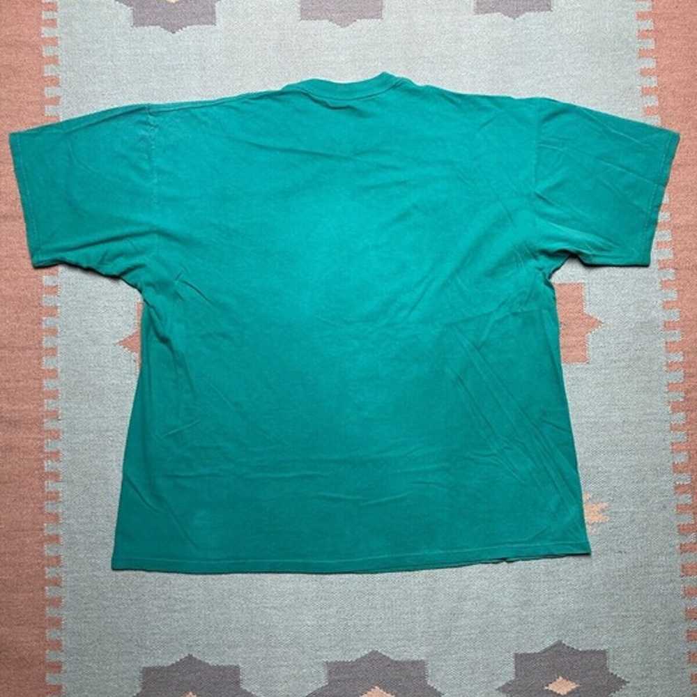 Vintage 90s pocket t shirt blank lee heavyweight … - image 7