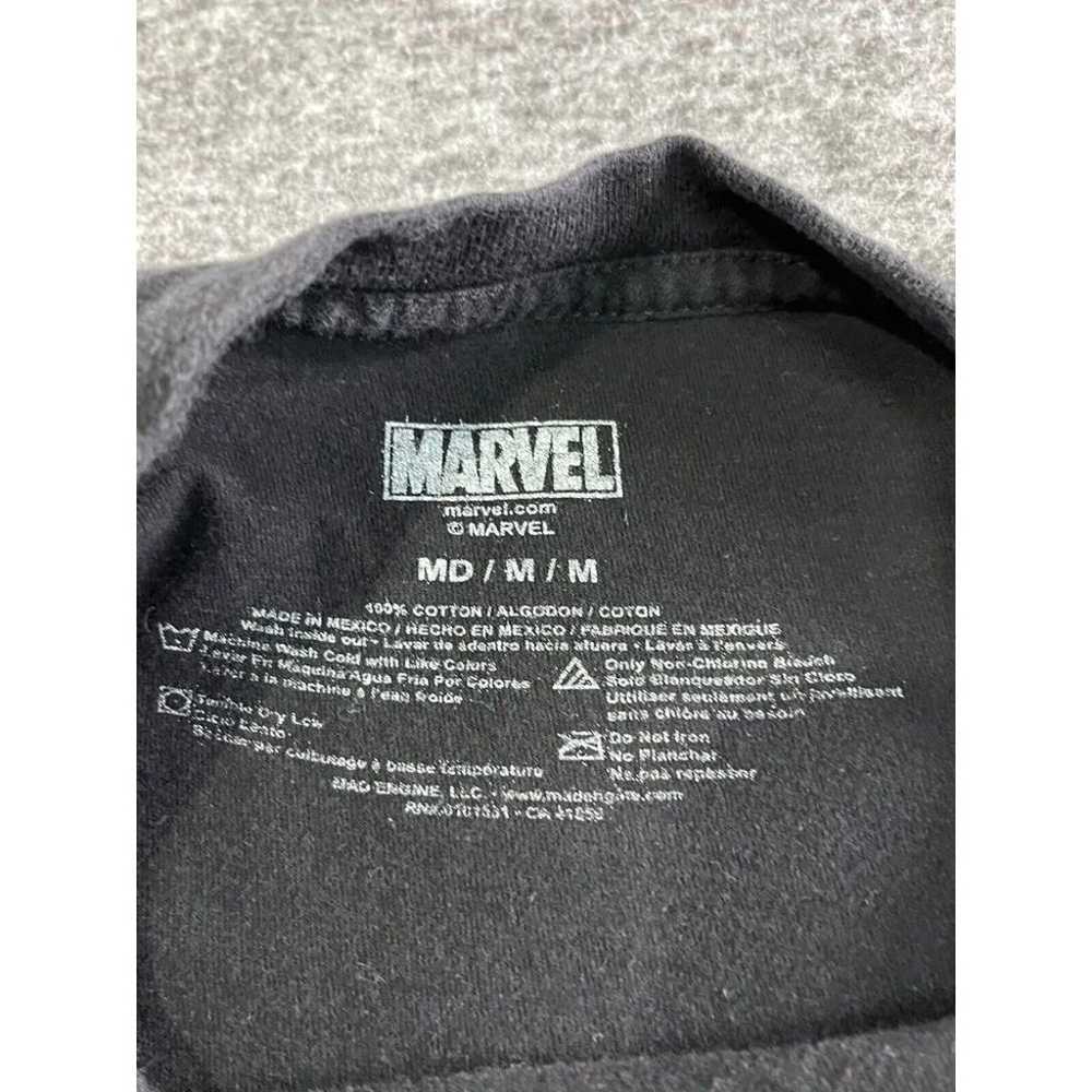 Marvel Shirt Mens Medium Black Black Panther Grap… - image 3