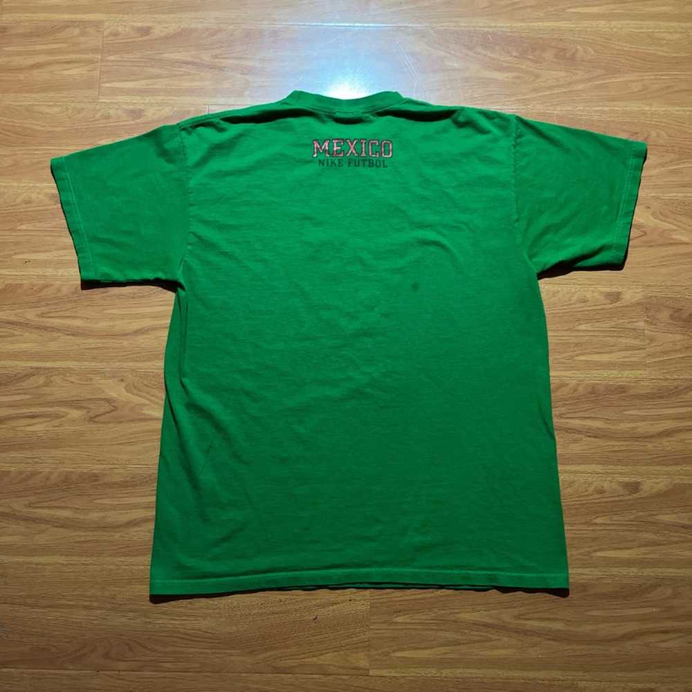 Vintage Y2K Nike Mexico Futbol Soccer Tshirt  Siz… - image 3