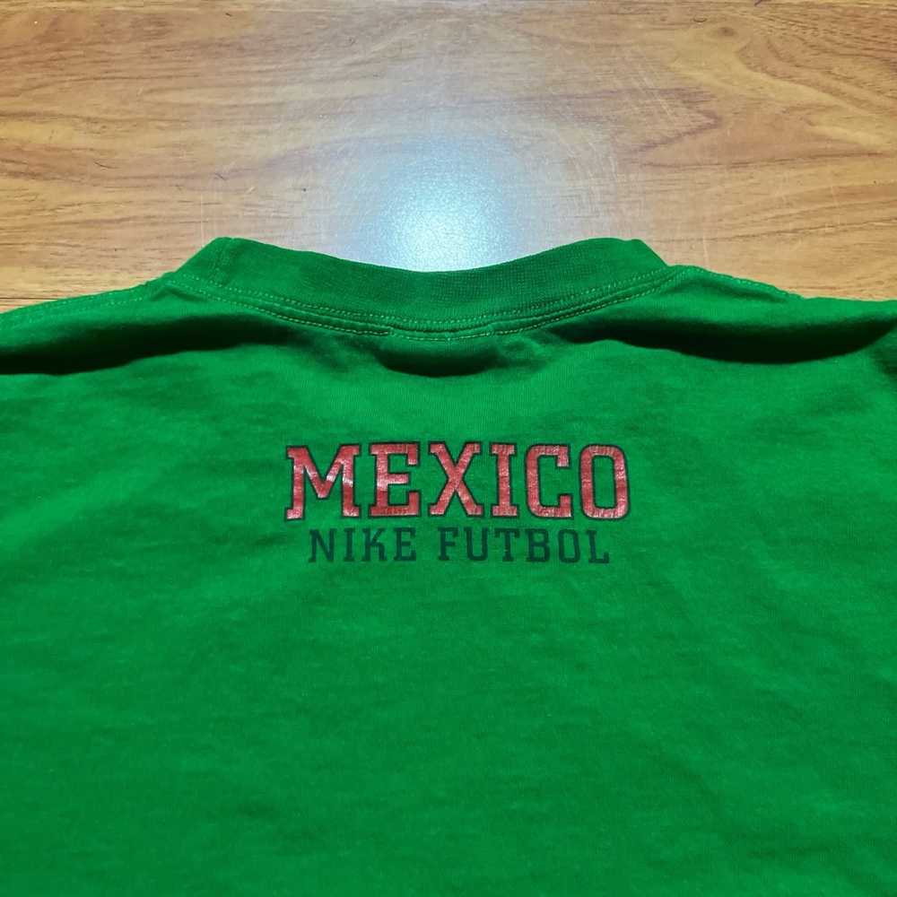 Vintage Y2K Nike Mexico Futbol Soccer Tshirt  Siz… - image 4