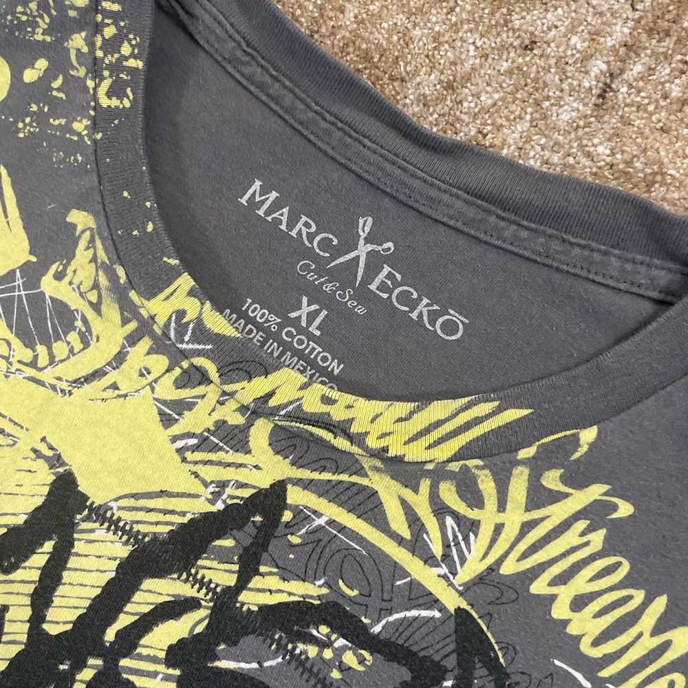 Affliction Style Y2K Gothic Marc Ecko Shirt XL - image 3