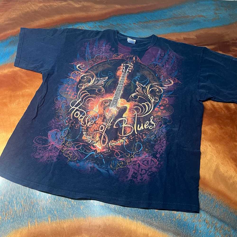 Vintage House of Blues New Orleans Graphic T-Shir… - image 1