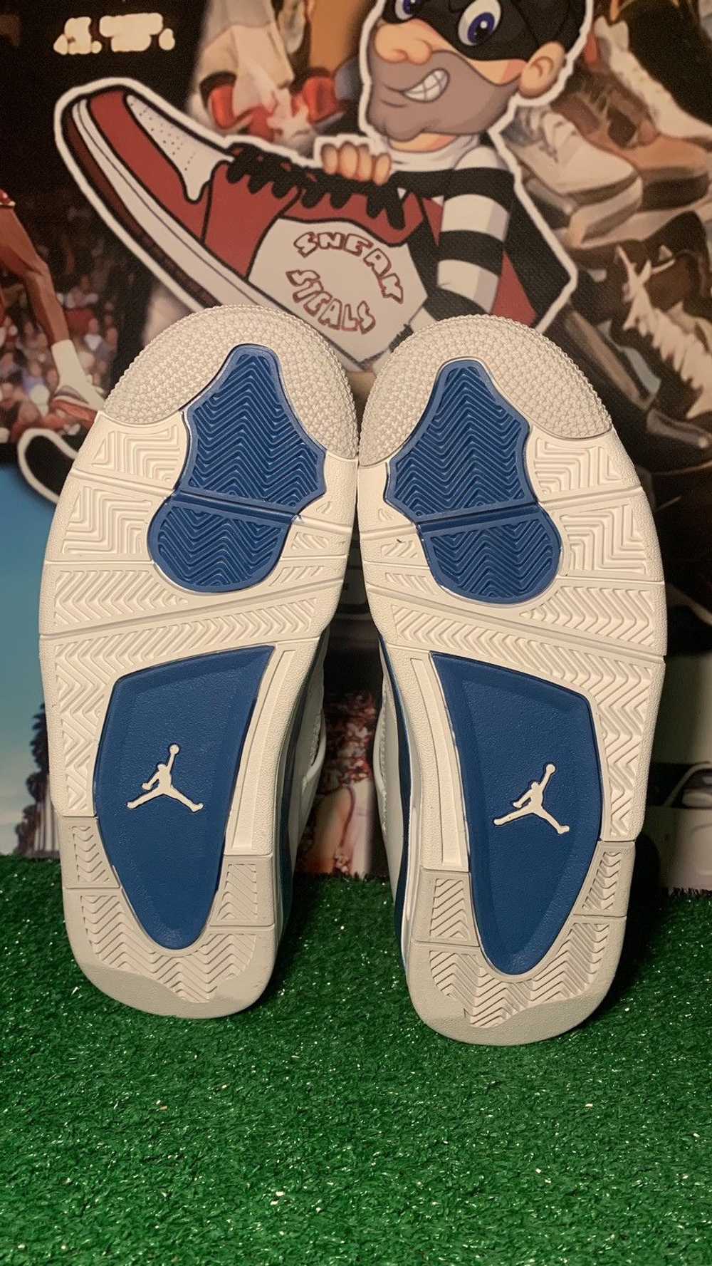Jordan Brand × Nike Air Jordan 4 GS “Military Blu… - image 6