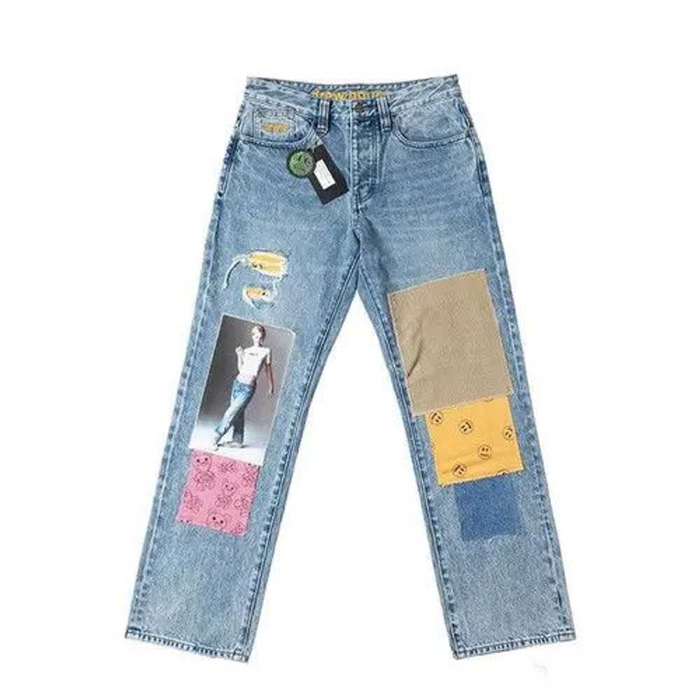 Japanese Brand × Streetwear × Vintage jeans Patch… - image 1