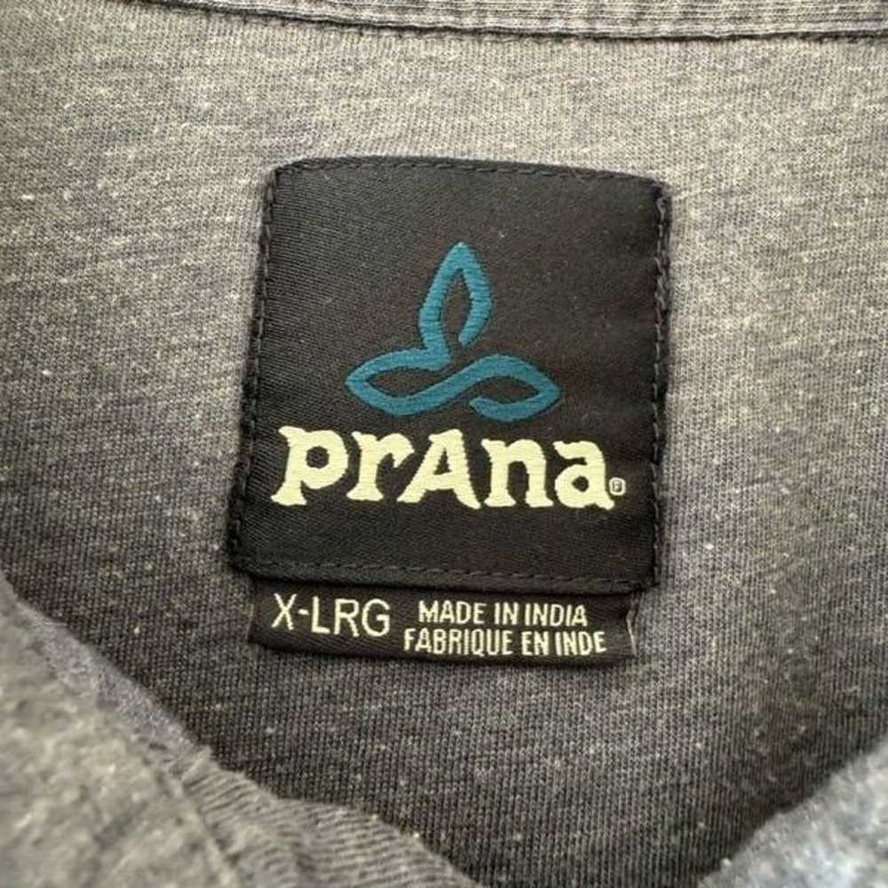 PrAna Blue Polo Short Sleeves Soft Cotton Casual … - image 6