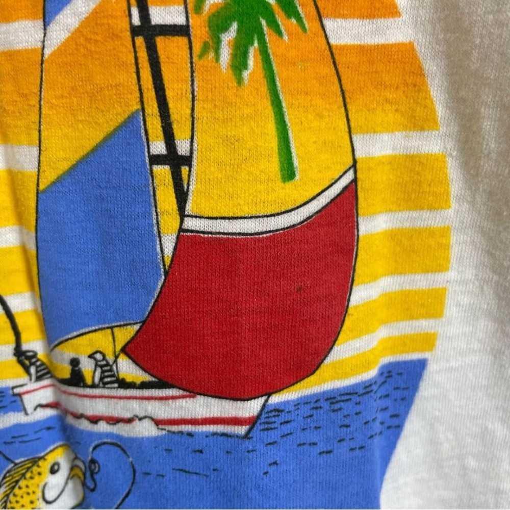Vintage Tee Mexico Graphic Short Sleeve Unisex Wh… - image 7