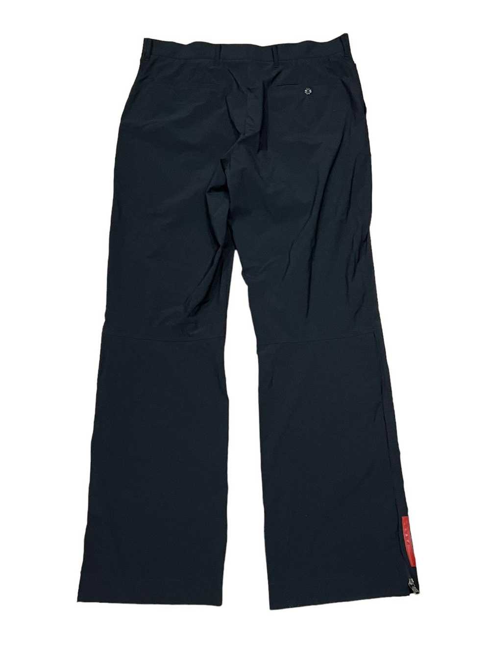 Designer × Prada Prada Mens Navy Blue Red Tap Pan… - image 4