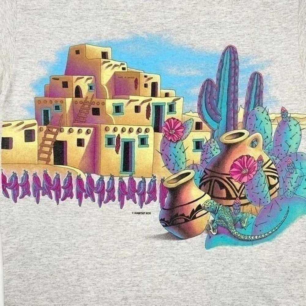 Vintage 90s Desert Cactus Habitat Tee - image 3
