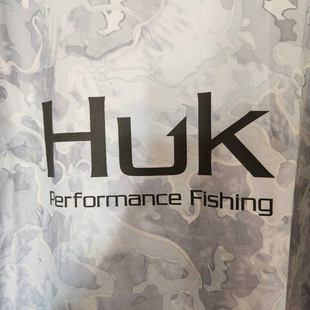 HUK Fishing Performance Fabric Icon X Camo Blue W… - image 6