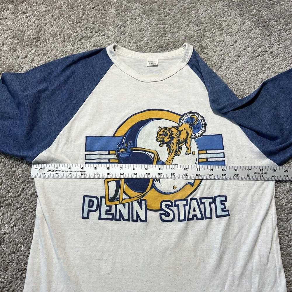True Vintage PENN STATE LIONS T Shirt 1970s Made … - image 10