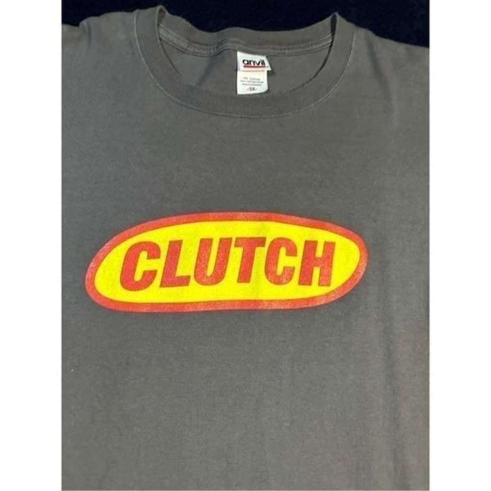Vintage Y2K Clutch Band Shirt Mens 3XL Rock Metal… - image 4