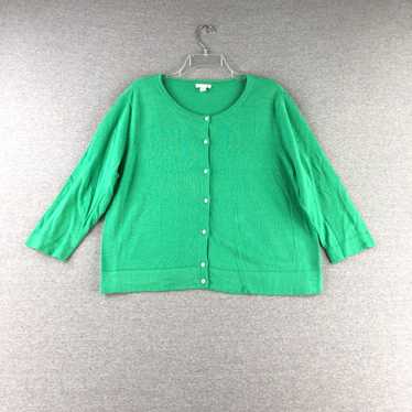 Vintage J Jill Sweater Womens Large Linen Blend c… - image 1