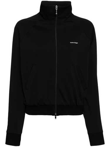 Balenciaga Pre-Owned 2018 logo-print zip-up jacket