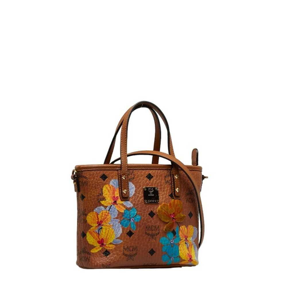 MCM MCM Visetos Glam Flower Handbag Shoulder Bag … - image 3