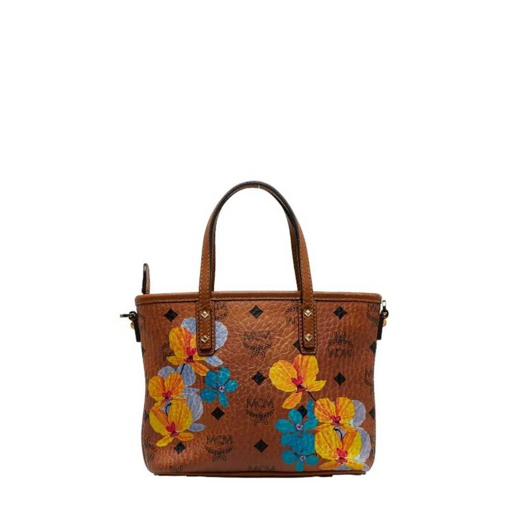 MCM MCM Visetos Glam Flower Handbag Shoulder Bag … - image 4