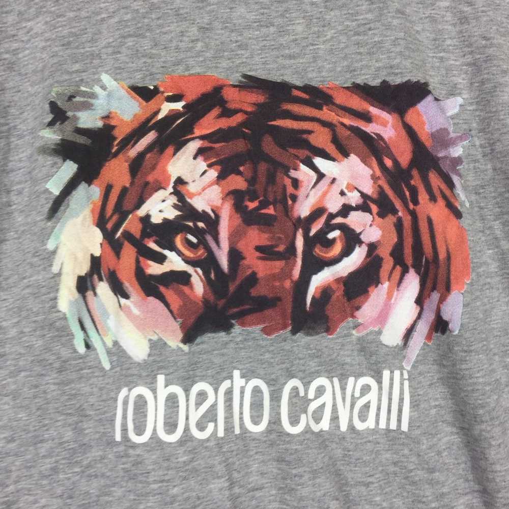Roberto Cavalli Grey Tiger Short Sleeve Tee XL Co… - image 7