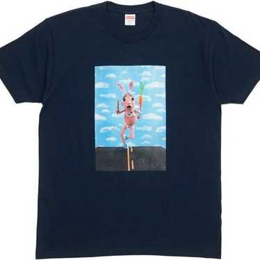 Supreme Mike Hill Runner Tee Navy - image 1