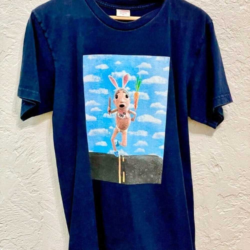 Supreme Mike Hill Runner Tee Navy - image 2