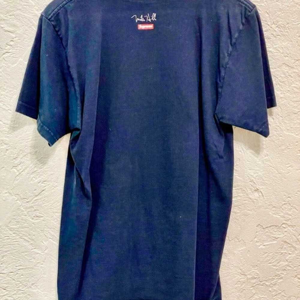 Supreme Mike Hill Runner Tee Navy - image 3