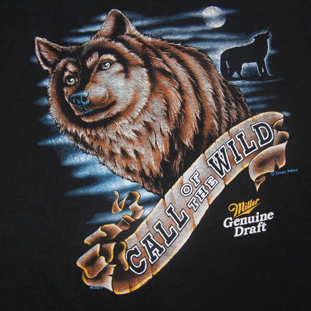 Vintage Miller Genuine Draft "Call of the Wild" W… - image 2