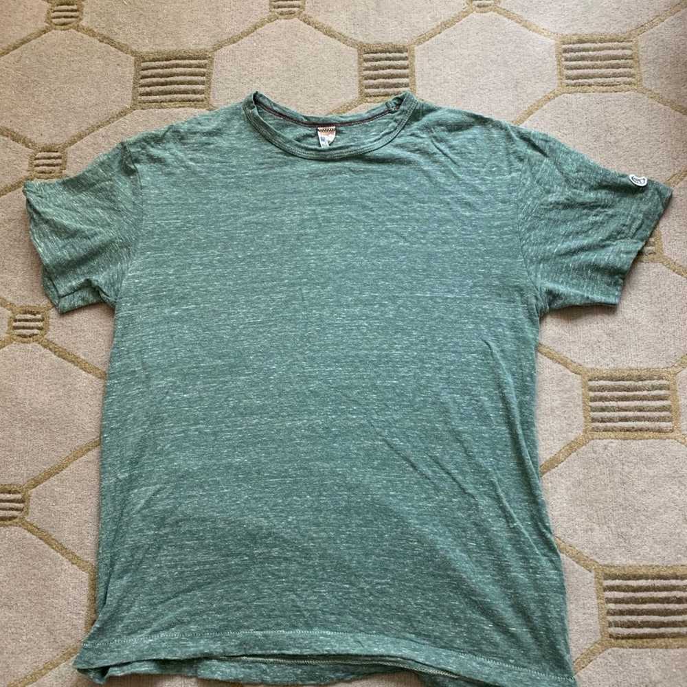 Todd Snyder X Champion Tee in Green Snow Heather - image 1