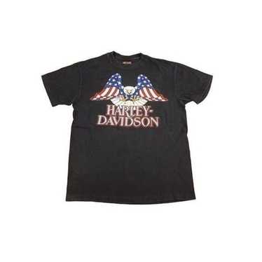 Vintage Harley Davidson Bald Eagle Tee Shirt M NK… - image 1