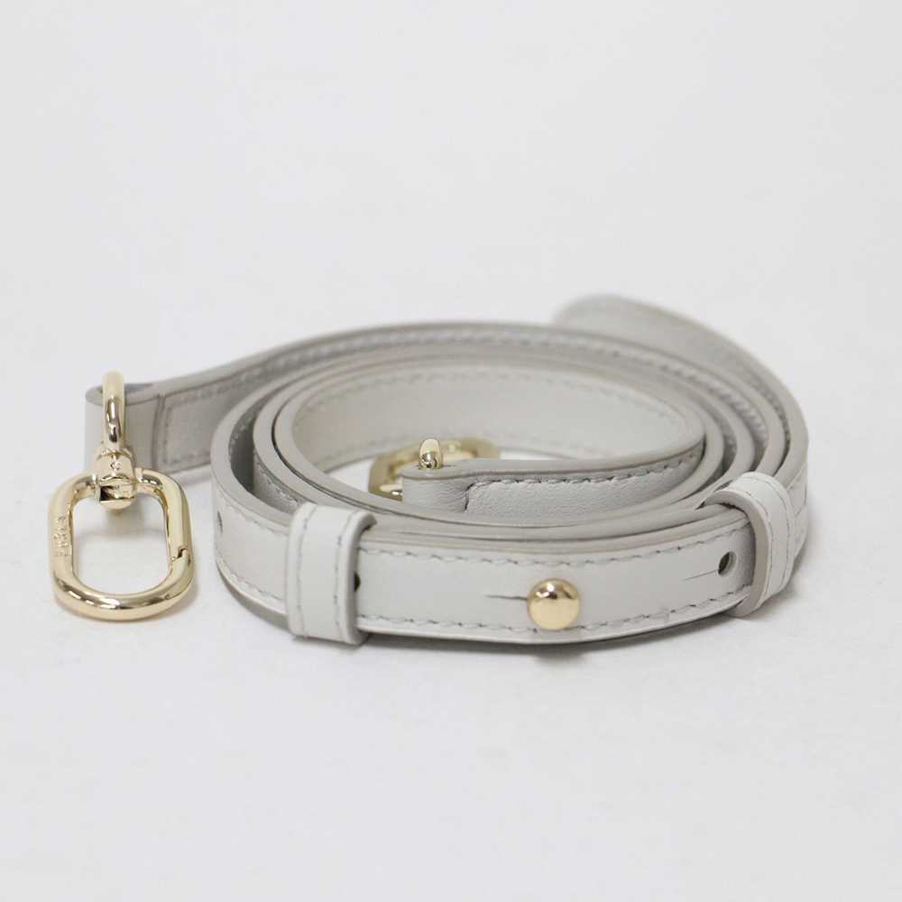 Furla FURLA Shoulder Bag Light Gray Handbag Calf … - image 7