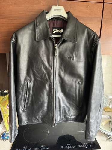 Schott Schott Black Leather Aviator Jacket