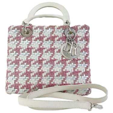 Dior Lady Dior linen handbag - image 1