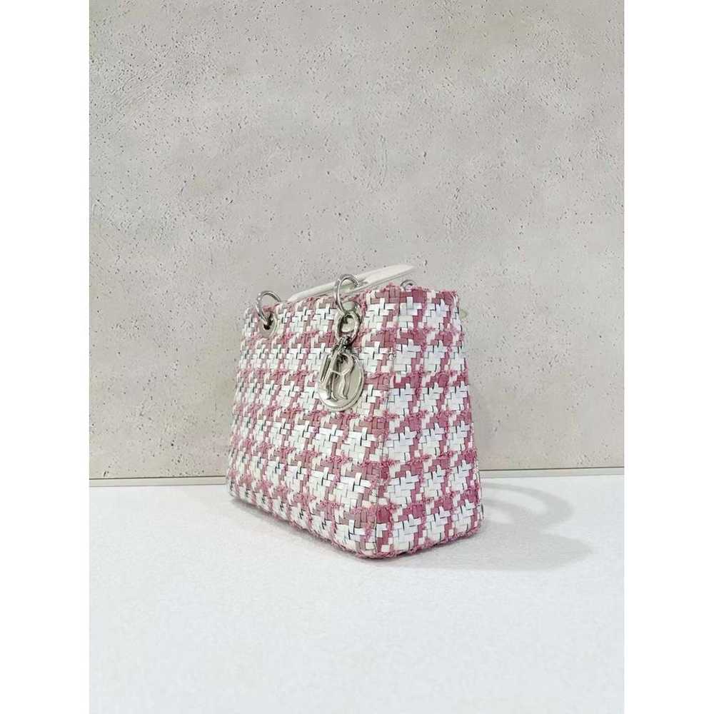 Dior Lady Dior linen handbag - image 3