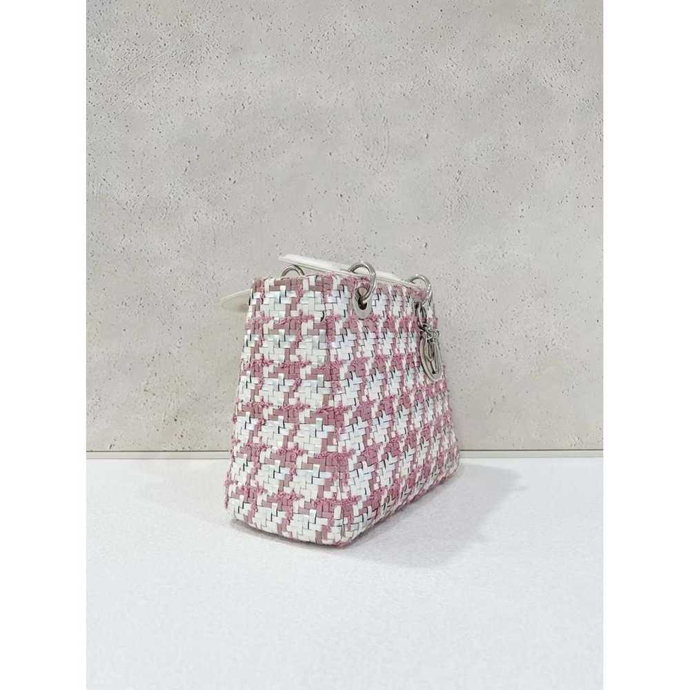 Dior Lady Dior linen handbag - image 4