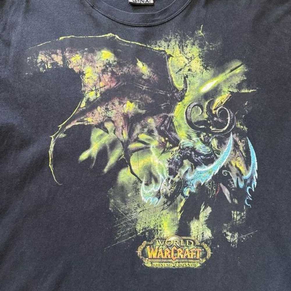 Vintage Jinx Men's XL World Of Warcraft Burning C… - image 2