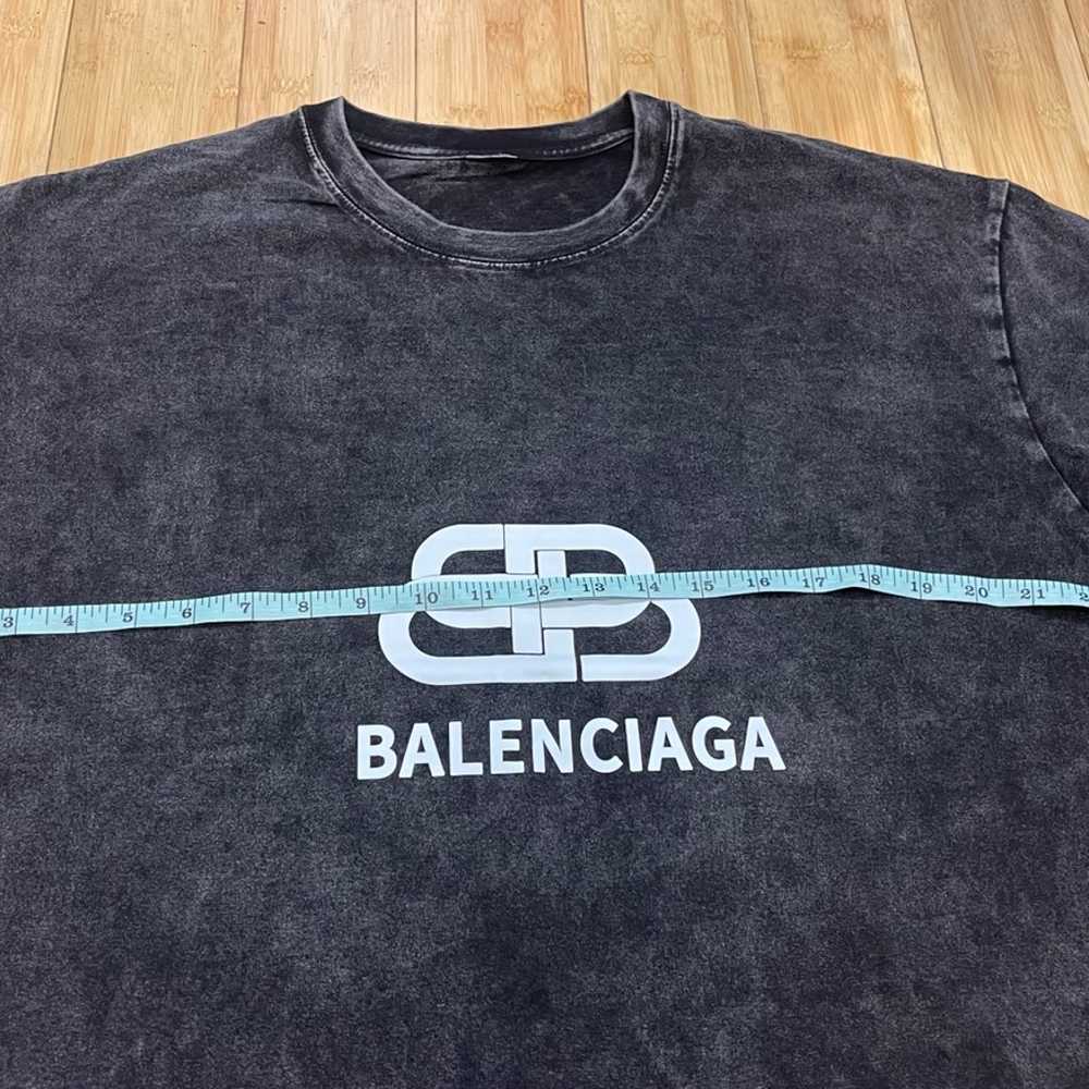 Balenciaga XL Gray T Shirt Men Short Sleeve Logo - image 11