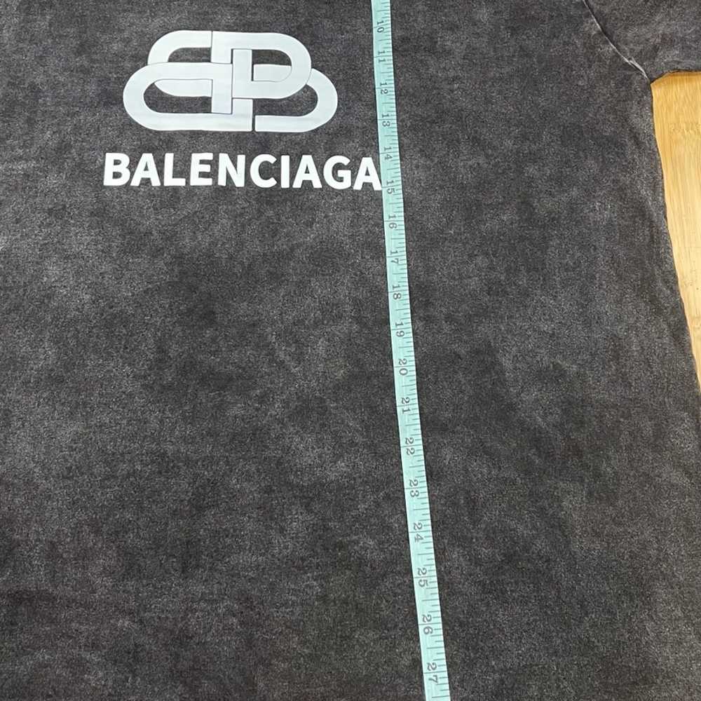 Balenciaga XL Gray T Shirt Men Short Sleeve Logo - image 12