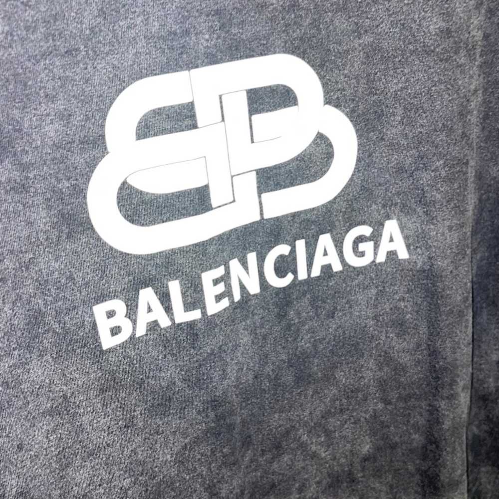 Balenciaga XL Gray T Shirt Men Short Sleeve Logo - image 3