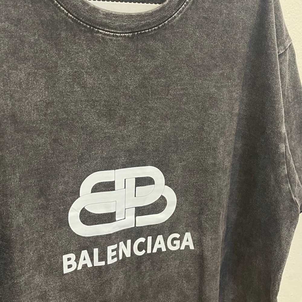 Balenciaga XL Gray T Shirt Men Short Sleeve Logo - image 8