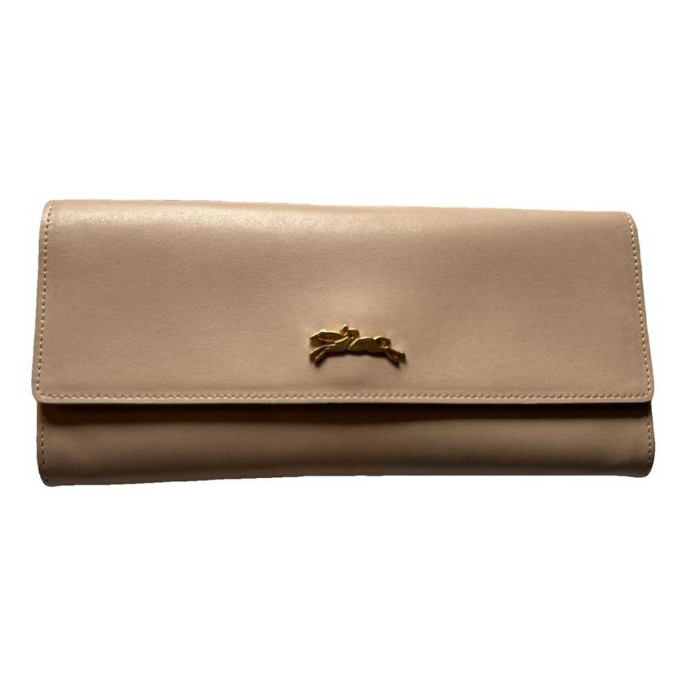 Longchamp Pliage leather clutch bag - image 1