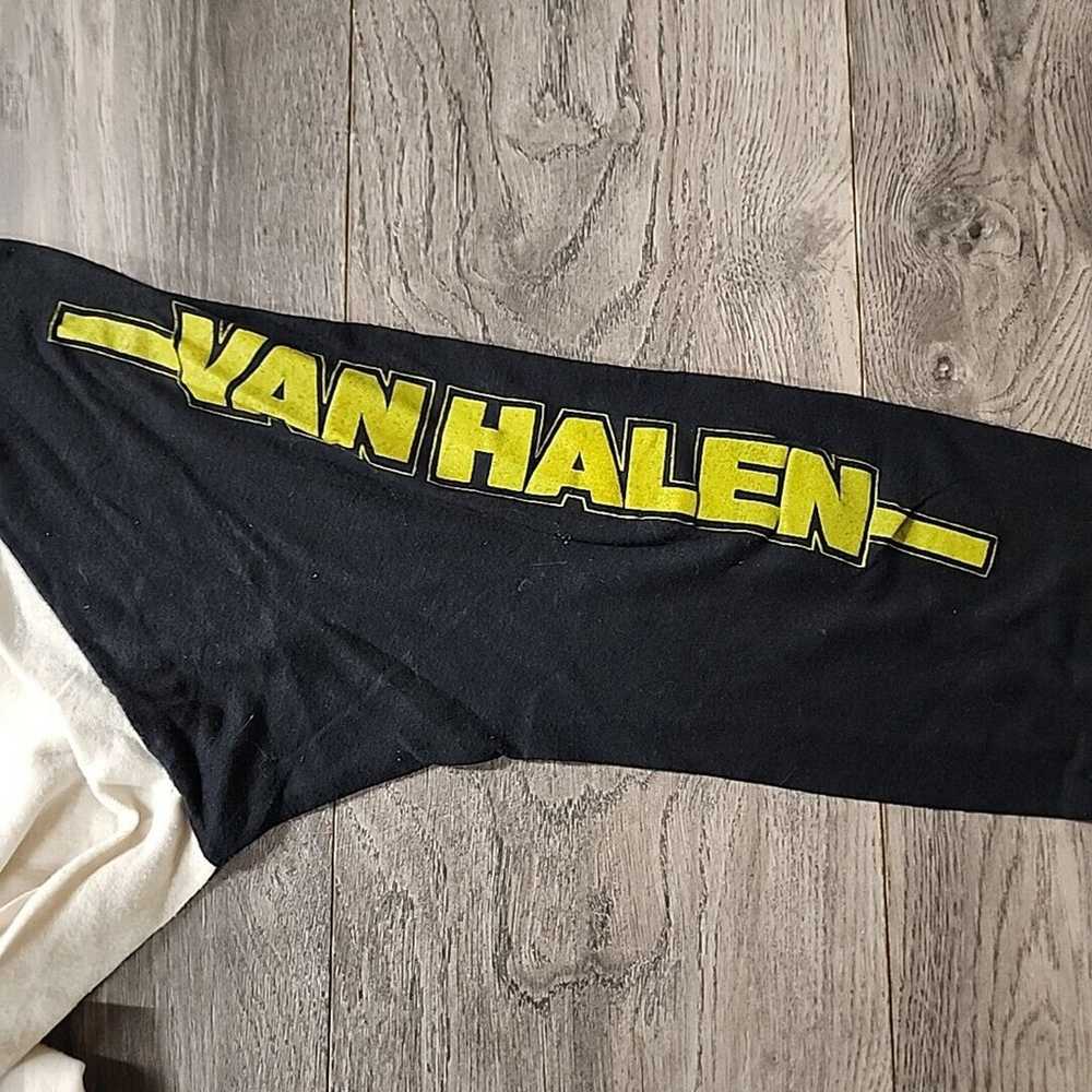 1983 Van Halen Shirt Memorial Day Weekend 3/4 Sle… - image 7