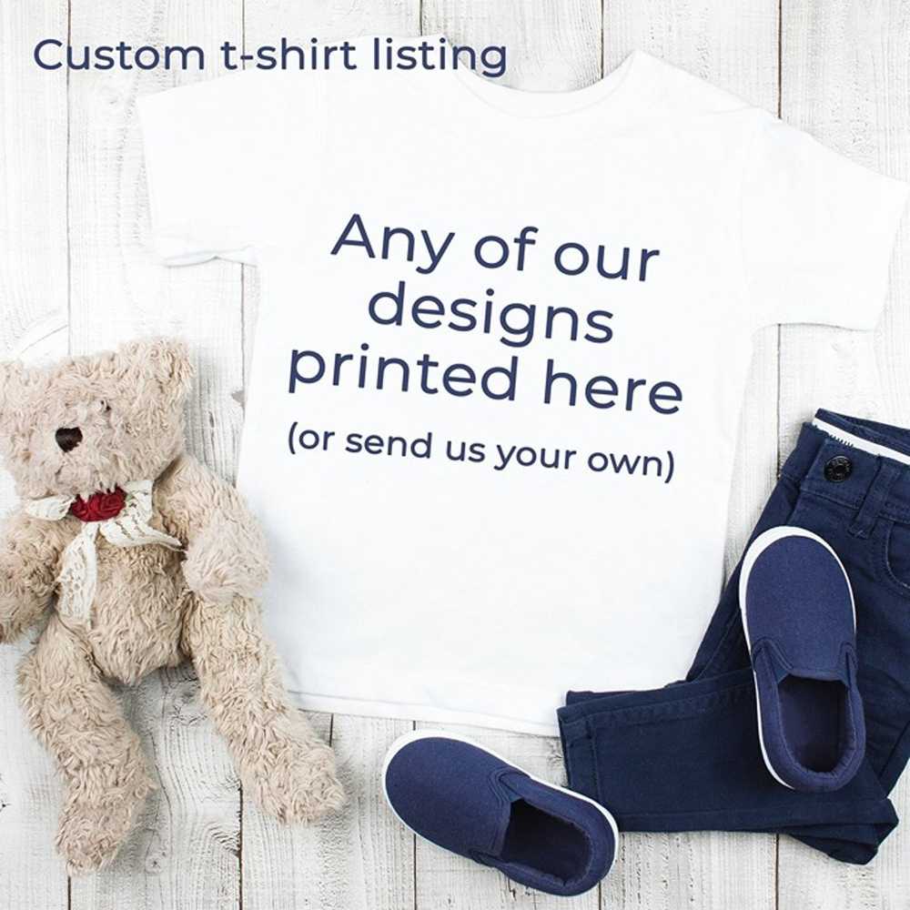 Kids Personalised T-Shirt, Custom Kids T-Shirt, P… - image 1