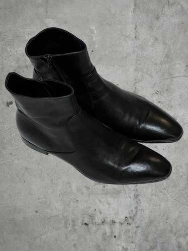 Prada Prada Leather Heeled Boots