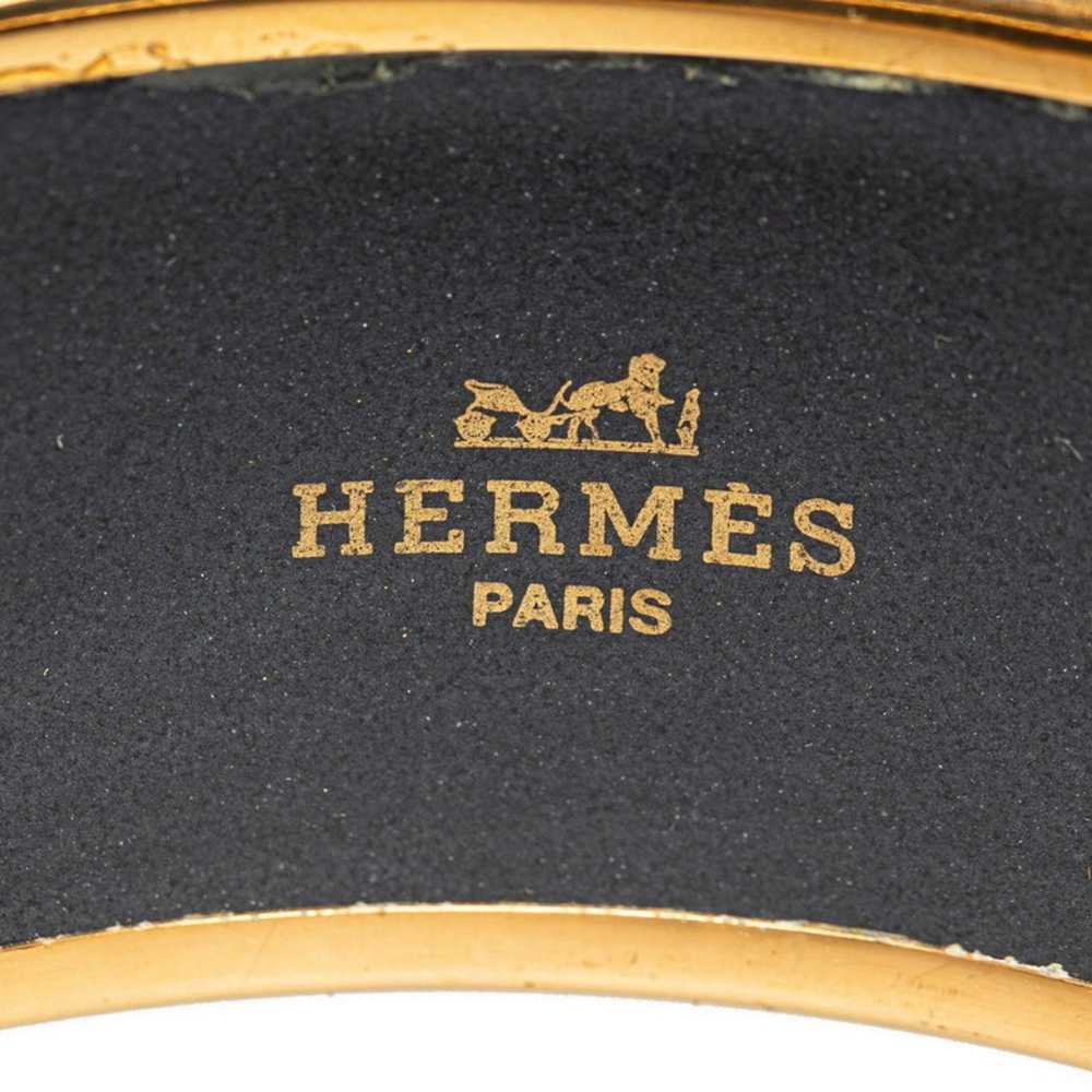 Hermes Hermes enamel TGM Hakuba cloisonné bangle … - image 4