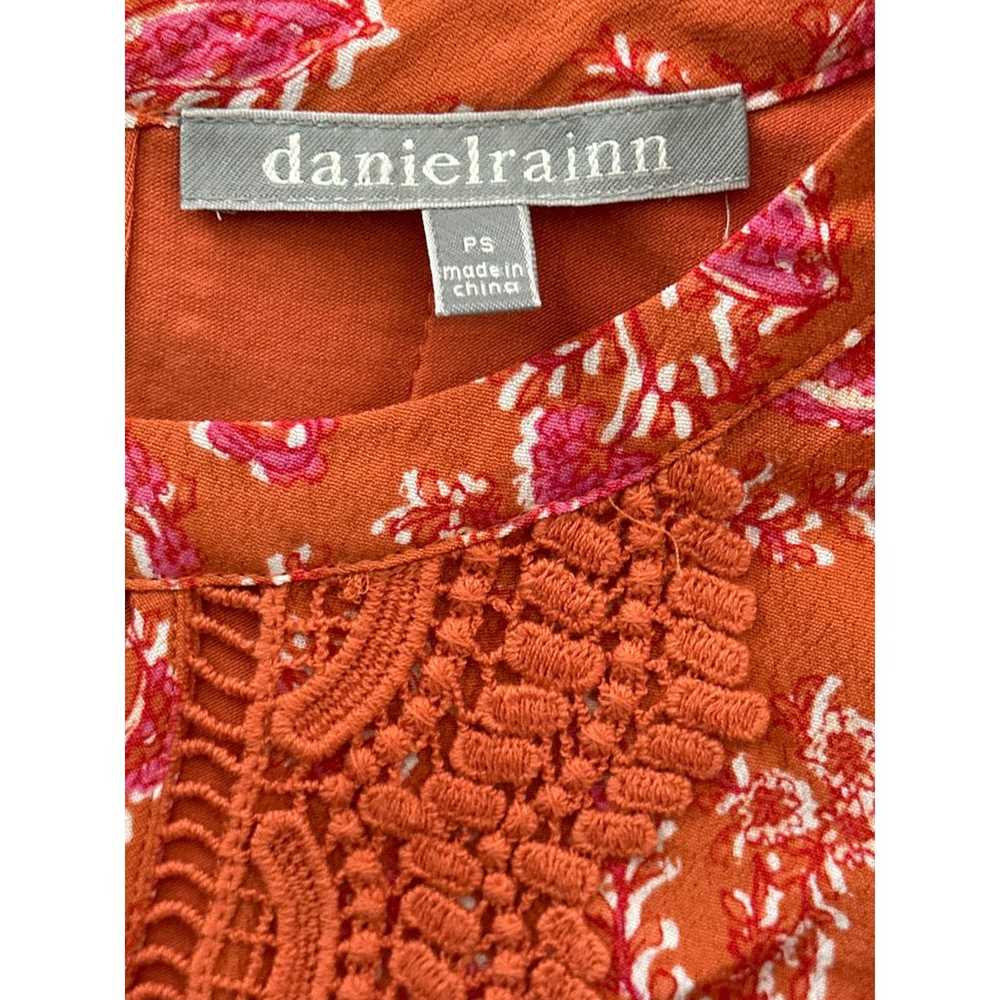 Danielrainn Stitch Fix Orange Pink Lace Sleeveles… - image 4