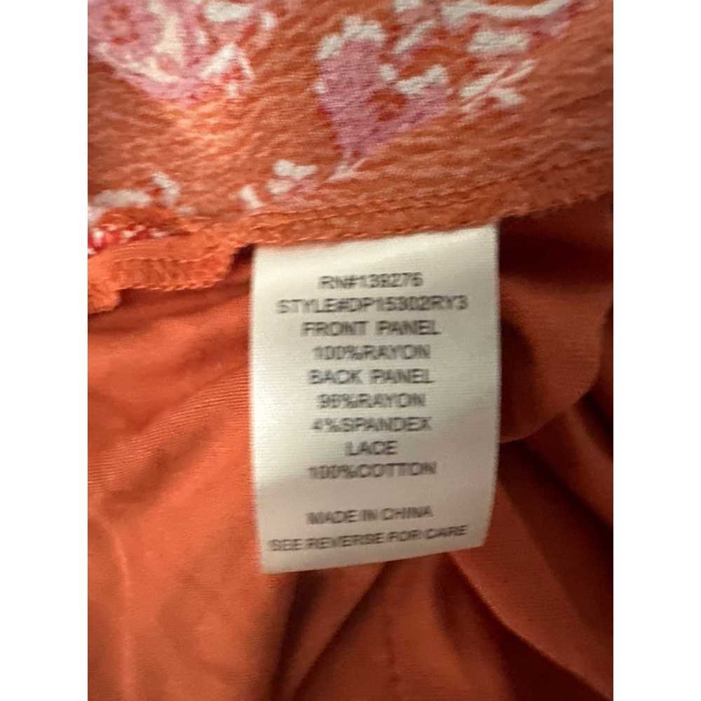 Danielrainn Stitch Fix Orange Pink Lace Sleeveles… - image 5