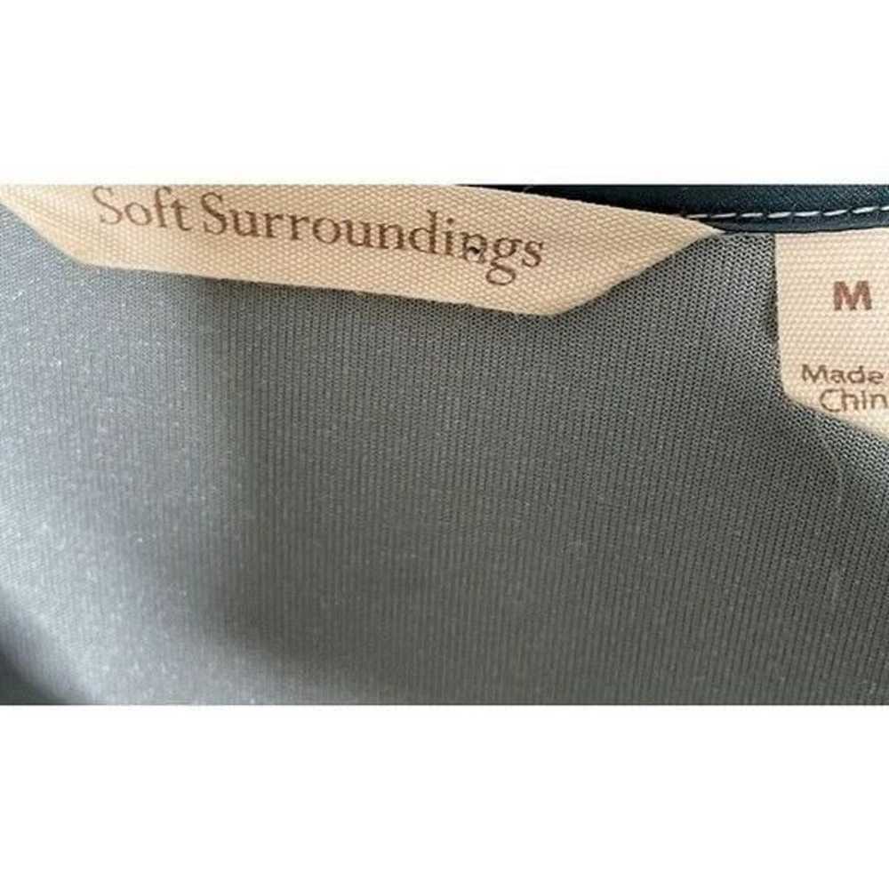 Soft Surroundings Size M Crushed Velvet Shirt Wom… - image 4
