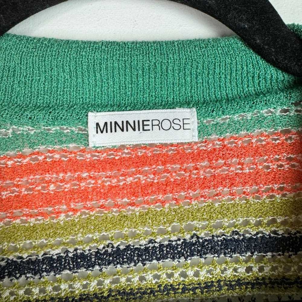 Minnie rose Baja Silk Blend Polo Shirt Split Neck… - image 4